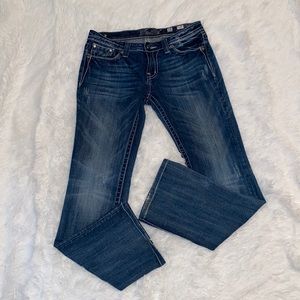 Miss Me medium wash bootcut jeans 31 x 35 long